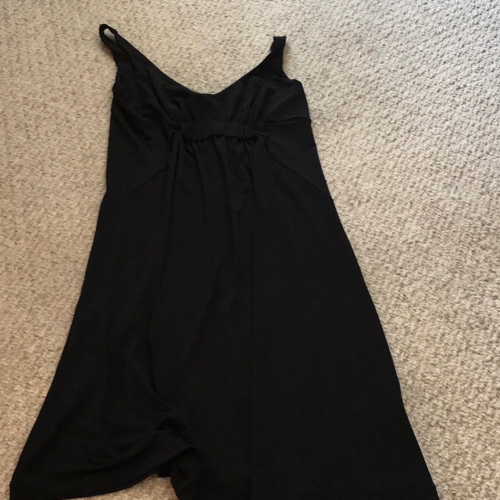 CAbi Black sleeveless dress medium.